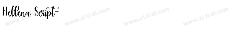 Hellena Script字体转换